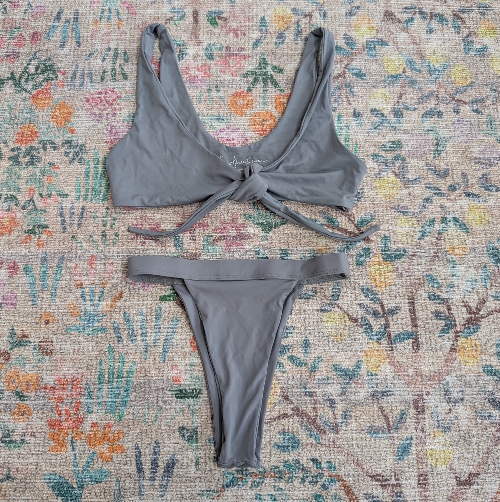 437 Grey Bikini Set - Picture 1 of 10
